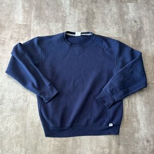 Russell Athletic Crewneck Sweater Mens Large Navy Blue